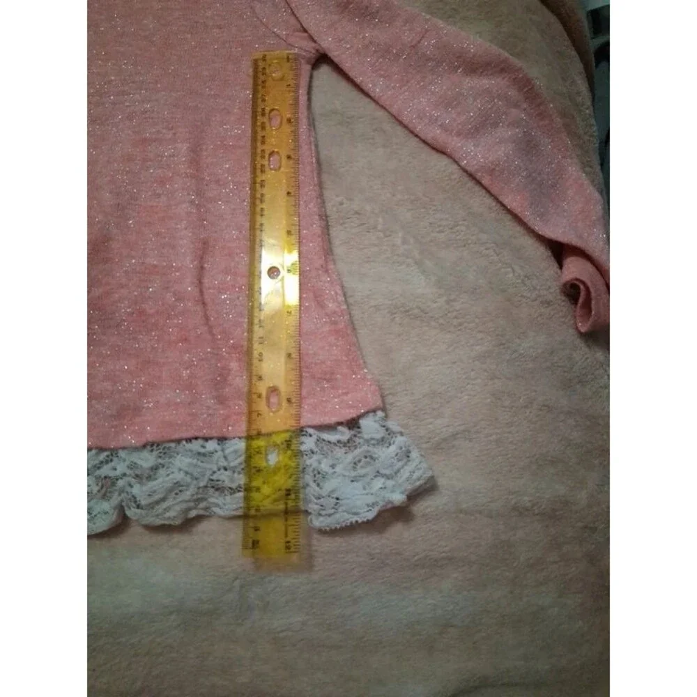SO Girls' 7/8 Sparkly Top